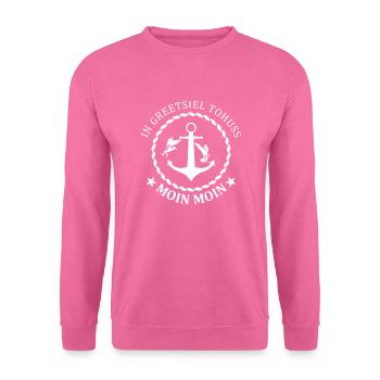 Greetsiel Nordsee Moin - Unisex Pullover - Pink - Vorne