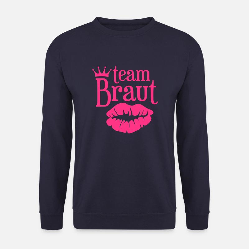 Team Braut - Junggesellinnenabschied - Unisex Pullover - Navy