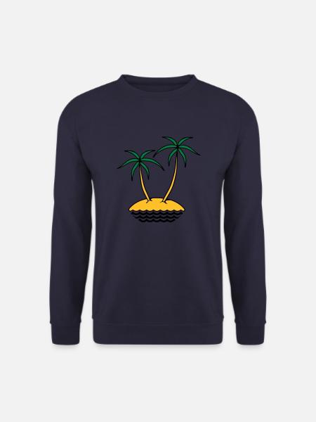 île - Sweat-shirt Unisexe - marine