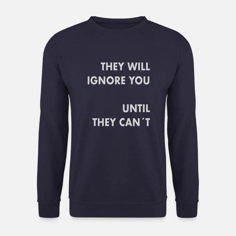 they will ignore - Unisex Pullover - Navy