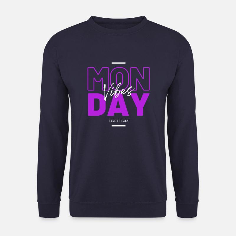 Monday Vibes - Unisex Pullover - Navy