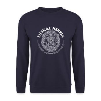Basken Euskal Herria Spanien Euskara Spanien - Unisex Pullover - Navy - Vorne - Alina (178cm) & Michal (187cm)