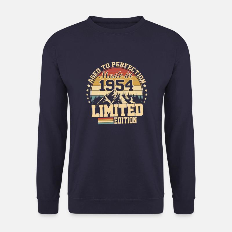 1954 Geburtstag 1954 Jahrgang 1954 Geburtstag - Unisex Pullover - Navy