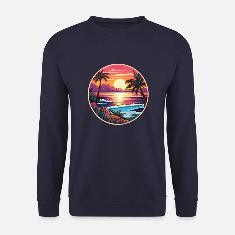 Tropical paradise - Unisex Sweatshirt - navy