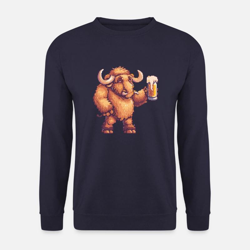Mammut Bier Pixel - Unisex Pullover - Navy