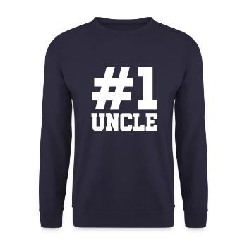 Meilleur oncle Bad Influence Cadeau de famille - Sweat-shirt Unisexe - marine - Devant - Alina (178cm) & Michal (187cm)
