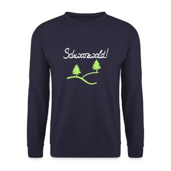 Schwarzwald! - Unisex Sweatshirt - navy - Front - Alina (178cm) & Michal (187cm)