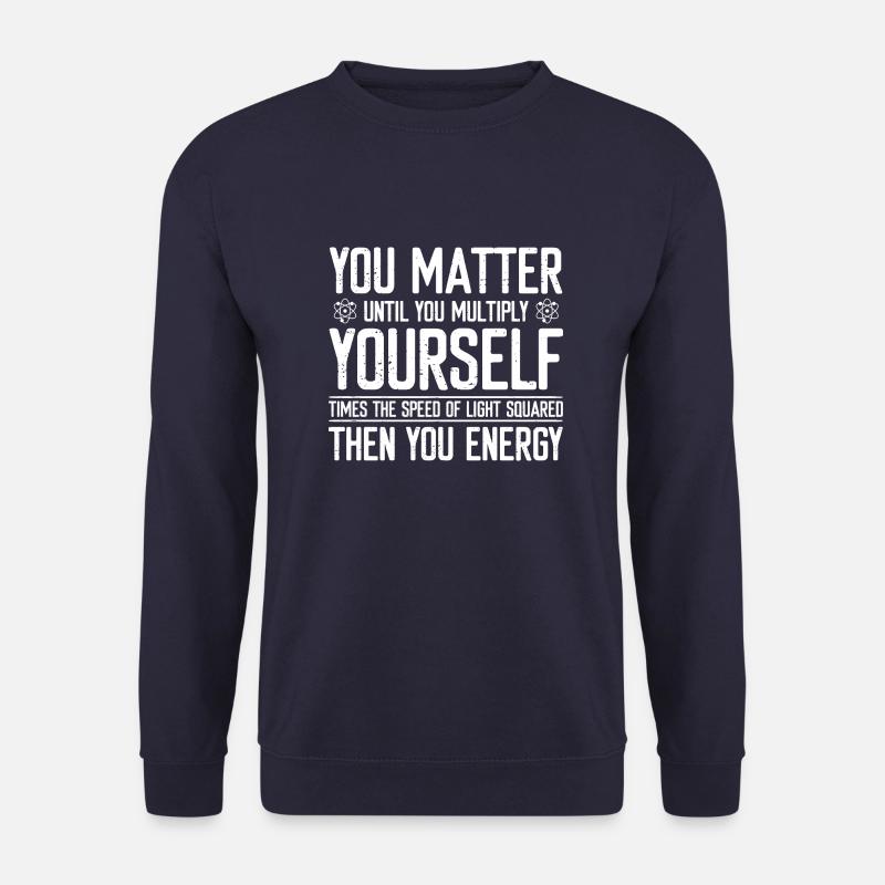 Quantenphysik Physiker Physik Professor Molekül - Unisex Pullover - Navy