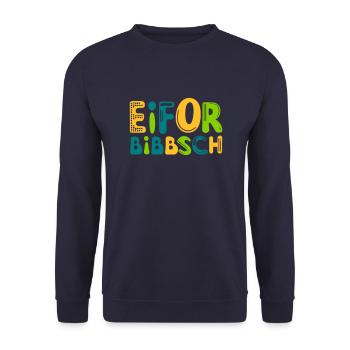 Eiforbibbsch - Unisex Pullover - Navy - Vorne - Alina (178cm) & Michal (187cm)
