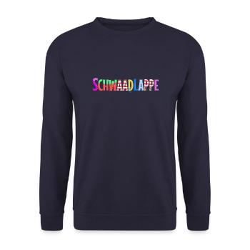 Schwaadlappe - Unisex Pullover - Navy - Vorne - Alina (178cm) & Michal (187cm)