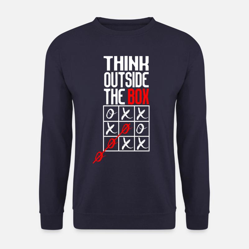 think outside the box - Unisex Sweatshirt - navy