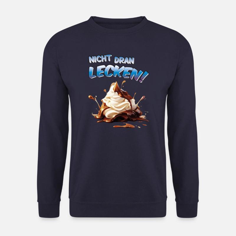 Nicht dran lecken! Eis - Unisex Pullover - Navy