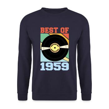 Le meilleur de 1959 - Sweat-shirt Unisexe - marine - Devant - Alina (178cm) & Michal (187cm)