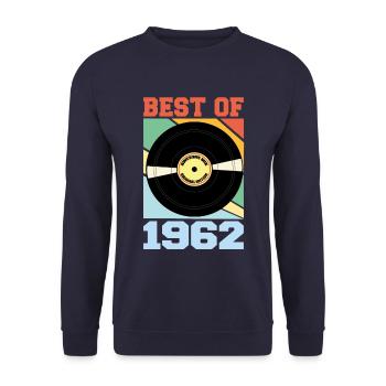 Le meilleur de 1962 - Sweat-shirt Unisexe - marine - Devant - Alina (178cm) & Michal (187cm)
