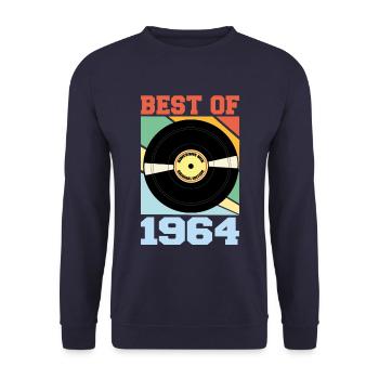 Le meilleur de 1964 - Sweat-shirt Unisexe - marine - Devant - Alina (178cm) & Michal (187cm)