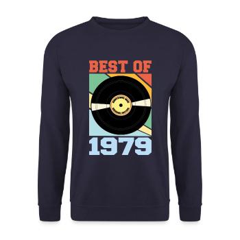 Le meilleur de 1979 - Sweat-shirt Unisexe - marine - Devant - Alina (178cm) & Michal (187cm)
