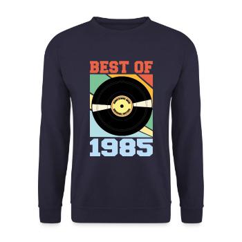 Le meilleur de 1985 - Sweat-shirt Unisexe - marine - Devant - Alina (178cm) & Michal (187cm)