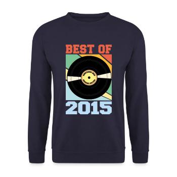 Le meilleur de 2015 - Sweat-shirt Unisexe - marine - Devant - Alina (178cm) & Michal (187cm)
