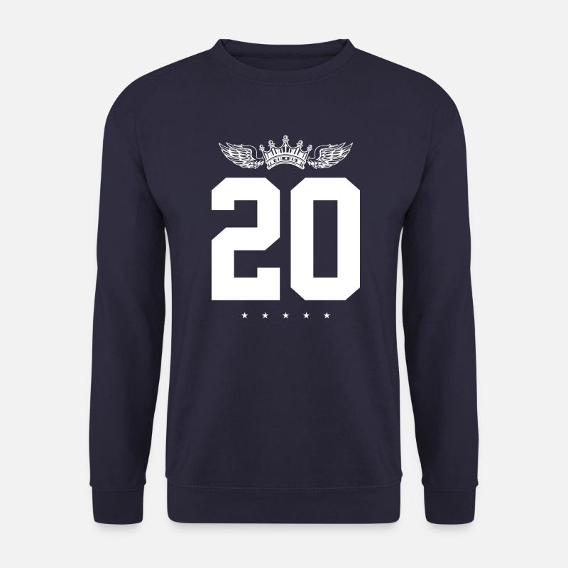 20 number crown - Unisex Sweatshirt - navy