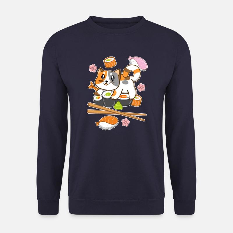 Sushi cat - Unisex Sweatshirt - navy