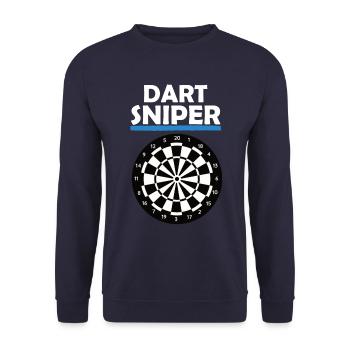 Fléchettes sniper - Sweat-shirt Unisexe - marine - Devant - Alina (178cm) & Michal (187cm)