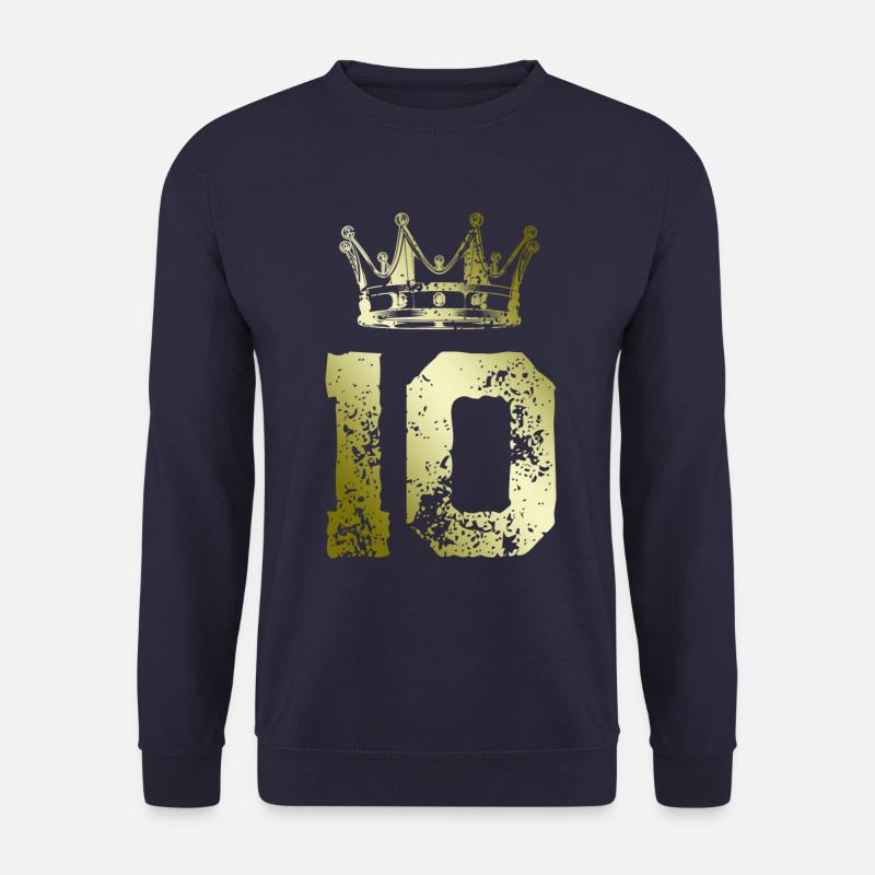 Couronne de 10 chiffres - Sweat-shirt Unisexe - marine