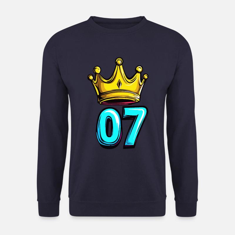 7 Number Crown - Unisex Sweatshirt - navy