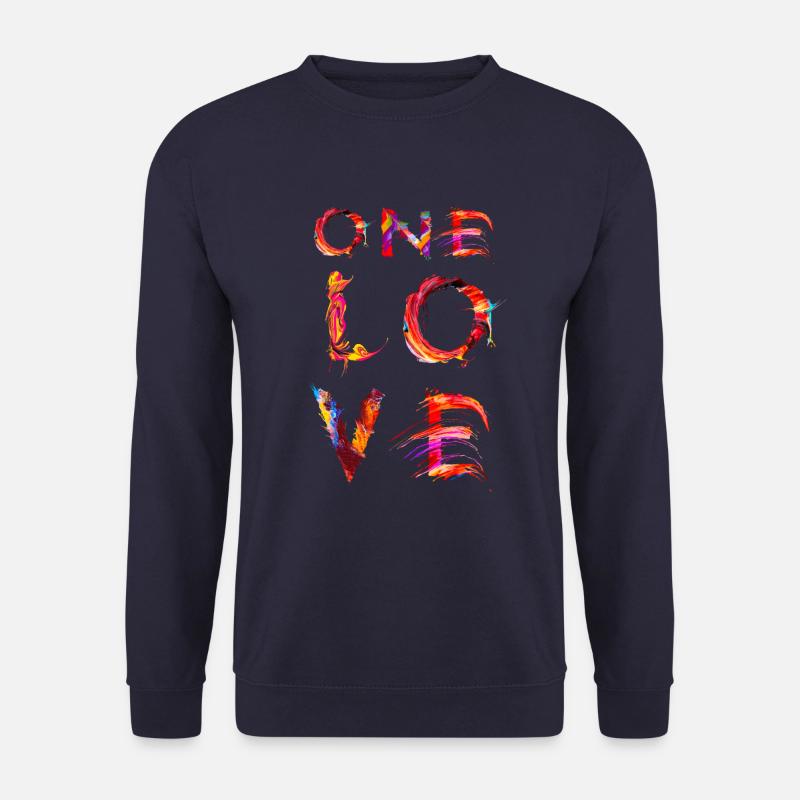 Eine Liebe zur Einheit und zum Frieden - Unisex Pullover - Navy