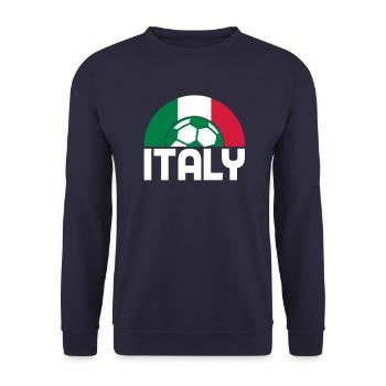 italy - Unisex Pullover - Navy - Vorne - Alina (178cm) & Michal (187cm)