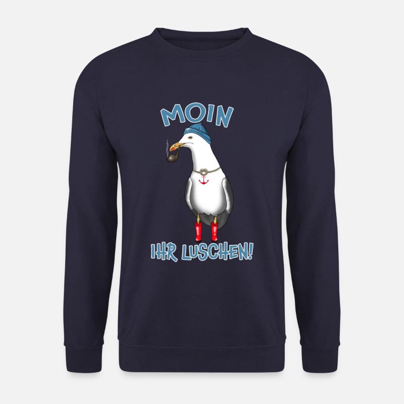 Seagull MOIN YOUR LUSH! - Unisex Sweatshirt - navy