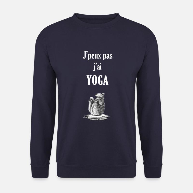 yogist bear - Unisex Sweatshirt - navy