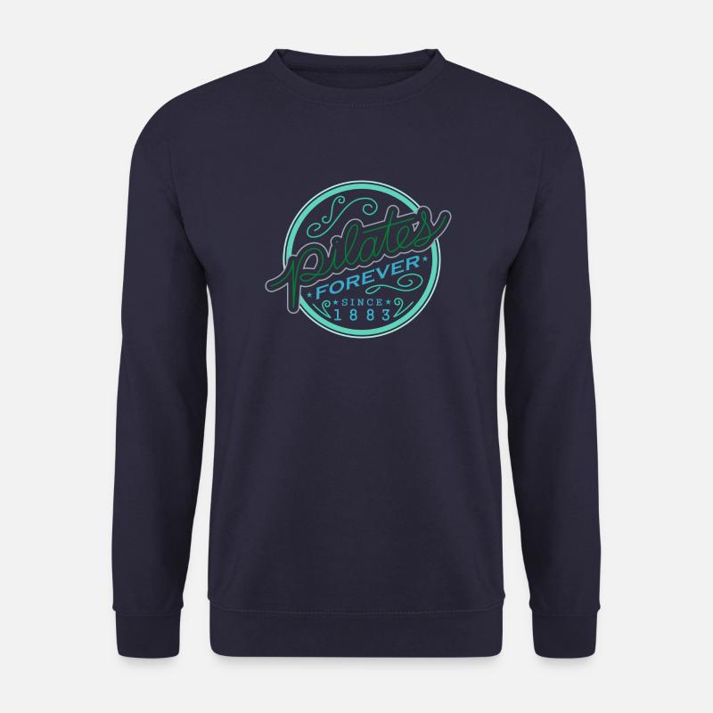 Pilates Forever Green Lightblue - Sweat-shirt Unisexe - marine