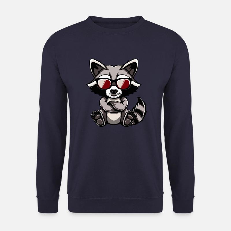 Waschbär Cool Comic - Unisex Pullover - Navy