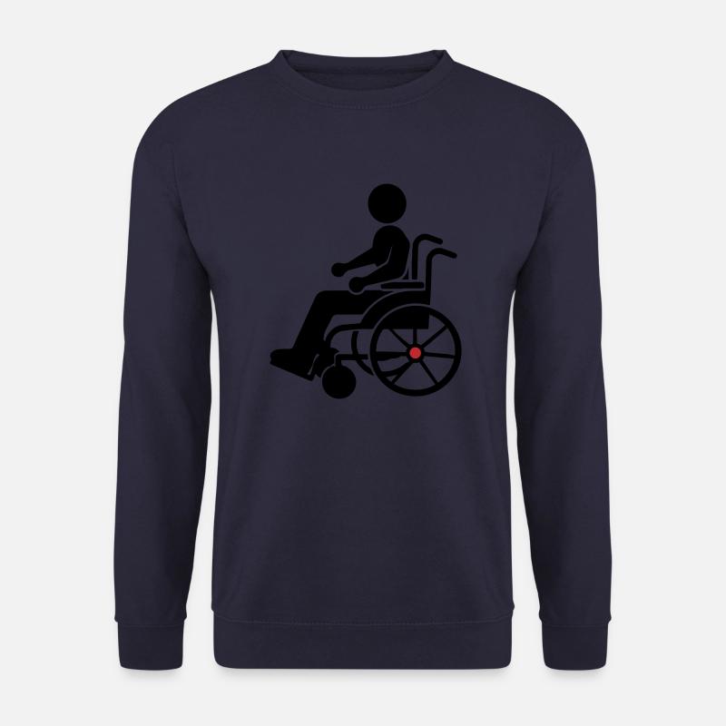 Rollstuhl Eingeschränkt - Unisex Pullover - Navy