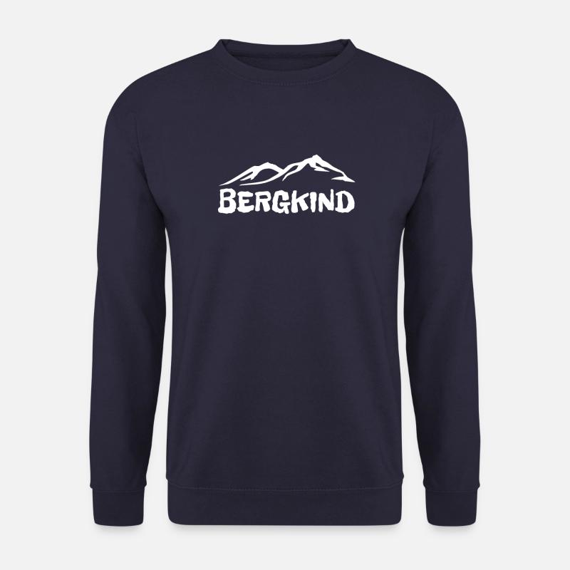 Bergkind - Alpen Berg Wandern Berge Bergsteiger - Unisex Pullover - Navy
