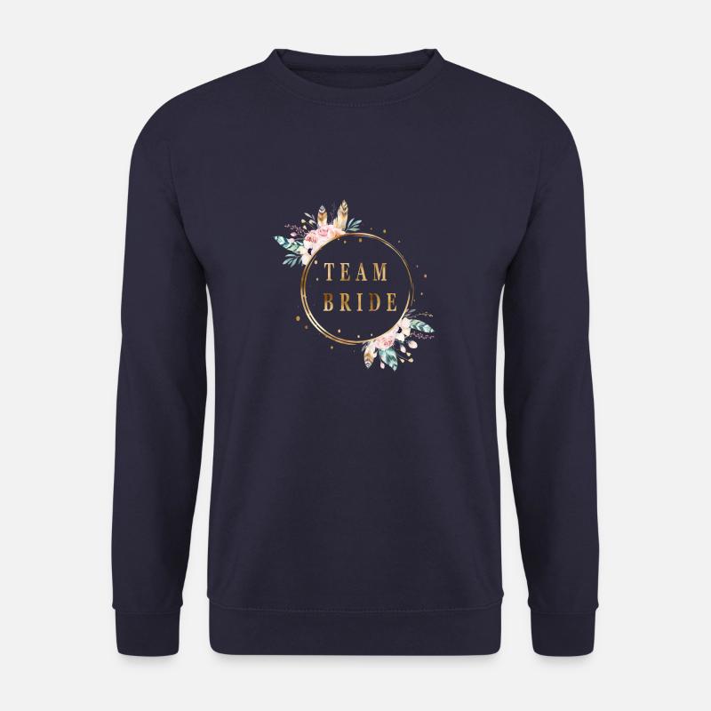 boho_team_bride - Unisex Pullover - Navy