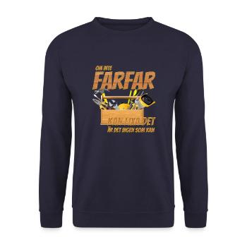 Unless grandpa can fix it, no one can - Unisex Sweatshirt - navy - Front - Alina (178cm) & Michal (187cm)