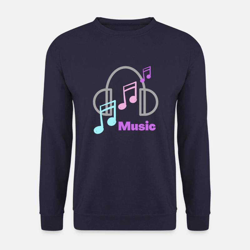 Musical notes - Unisex Sweatshirt - navy