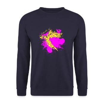 Croatie hrvatska croatie hrv voyage europe zagreb - Sweat-shirt Unisexe - marine - Devant - Alina (178cm) & Michal (187cm)