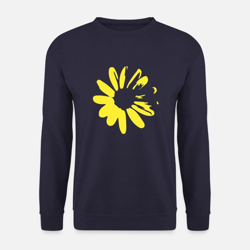 Daisies Summer Spring - Unisex Sweatshirt - navy