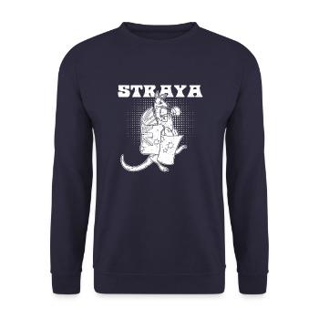 Australien G'day Känguru Souvenir Tiere Urlaub - Unisex Pullover - Navy - Vorne - Alina (178cm) & Michal (187cm)