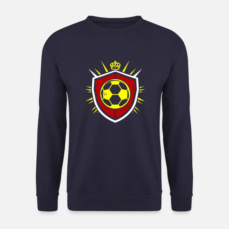 Fussball Logo Mannschaft - Unisex Pullover - Navy