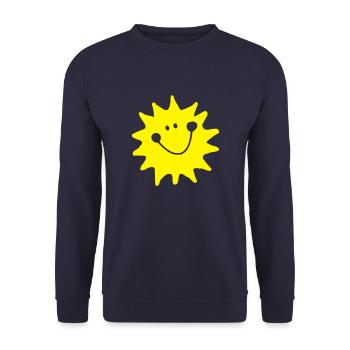 Sonne - Unisex Pullover - Navy - Vorne - Alina (178cm) & Michal (187cm)