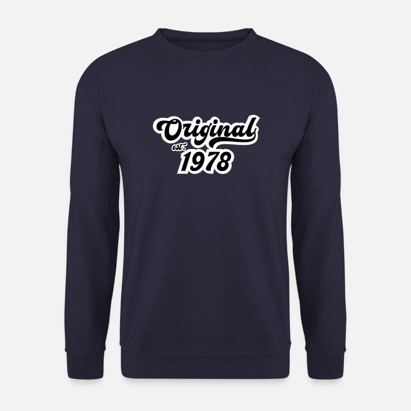 1978 Geburtstag - Unisex Pullover - Navy