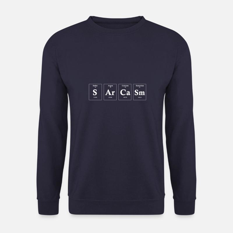 Sarcasm Periodic Table - Unisex Sweatshirt - navy