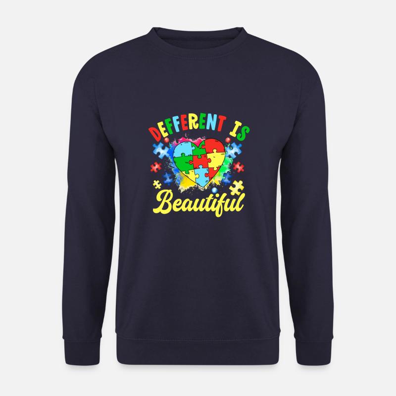 Different is beautiful - Unisex Sweatshirt - navy