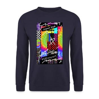 Impact Style 10trayant 4000 2 - Sweat-shirt Unisexe - marine - Devant - Alina (178cm) & Michal (187cm)