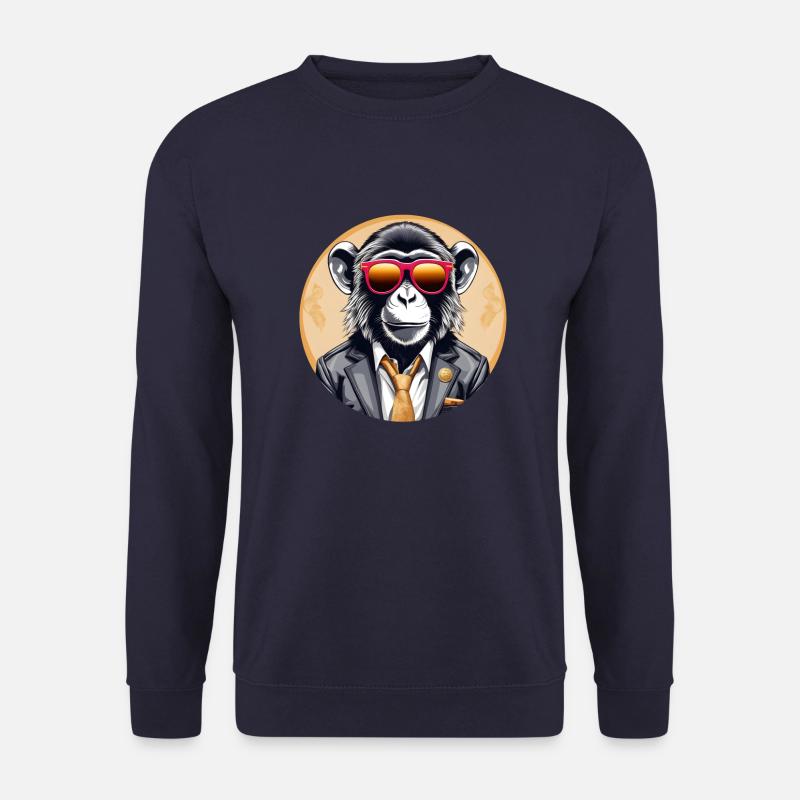 Mister Monkey - Unisex Sweatshirt - navy