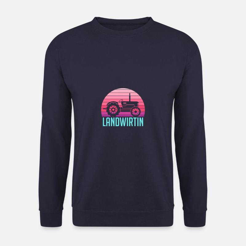 Landwirtin Landwirtschaft Geschenk - Unisex Pullover - Navy