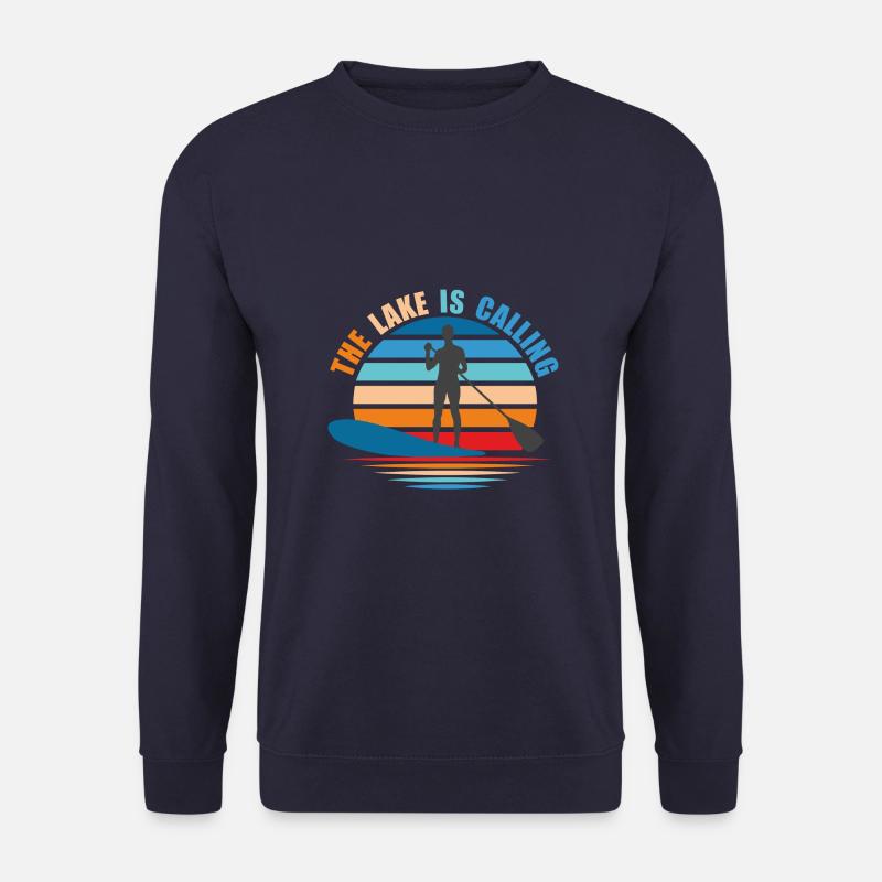 Standup paddling The lake ist calling - Unisex Pullover - Navy